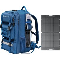 BLUETTI Handsfree 2 Tragbarer Rucksack Power | 700 W 512 Wh, Handsfree 2+Bluepack 2+100 W Solar