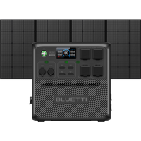 BLUETTI AC240 Tragbare Powerstation | 2400 W 1536 Wh, AC240+350 W Solar | 2400W 1536Wh | 350 W Solar-Kit – Ansicht 1