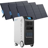 BLUETTI EP500Pro Powerstation | 3000W 5100Wh, EP500Pro+3*PV200 | 3.000 W 5.100 Wh | 600 W Solar-Kit