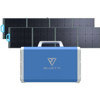 BLUETTI EB240 Tragbare Powerstation | 1000 W 2400 Wh, EB240+2PV200