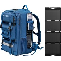 BLUETTI Handsfree 2 Tragbarer Rucksack Power | 700 W 512 Wh, Handsfree 2+Bluepack 2+200 W Solar