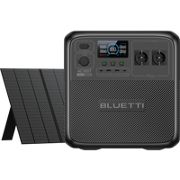 BLUETTI AC180T Powerstation | 2 austauschbare Batterien, 1.800 W, 1.433 Wh, AC180T+350 W Solar | 1800 W 1433 Wh | 350 W Solar-Kit