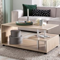 FineBuy Design Couchtisch 105 x 48,5 x 60 cm Drehbar mit Rollen, Wohnzimmertisch Coffee Table, Sofatisch Loungetisch Holz, Kaffeetisch mit Stauraum – Ansicht 1