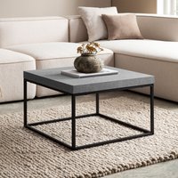 FineBuy Couchtisch 60x60x38 cm Sofatisch Modern, Design Wohnzimmertisch Quadratisch, Loungetisch Klein, Kaffeetisch Metallbeine – Ansicht 1