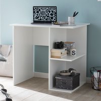FineBuy Schreibtisch 82 x 76 x 60 cm mit Ablage, Kinderschreibtisch, Kleiner Laptop PC Tisch Büro ohne Rollen, Bürotisch, Arbeitstisch Klein Computertisch