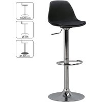 FineBuy HAINAN, Barhocker Kunstleder, Hocker Sitzhocker Tresenhocker, Design Barstuhl Tresenstuhl Barmöbel