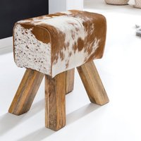FineBuy Design Turnbock Sitzhocker 40 x 30 x 47 cm, Turnhocker Hocker Beistellhocker Fußhocker