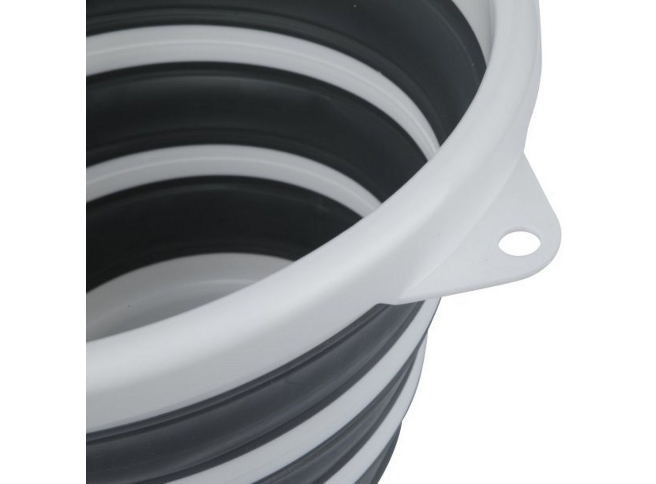 axentia Falteimer 10 L, (1-tlg), aus Kunststoff, Platzsparend & Faltbar – Bild 5 von 5