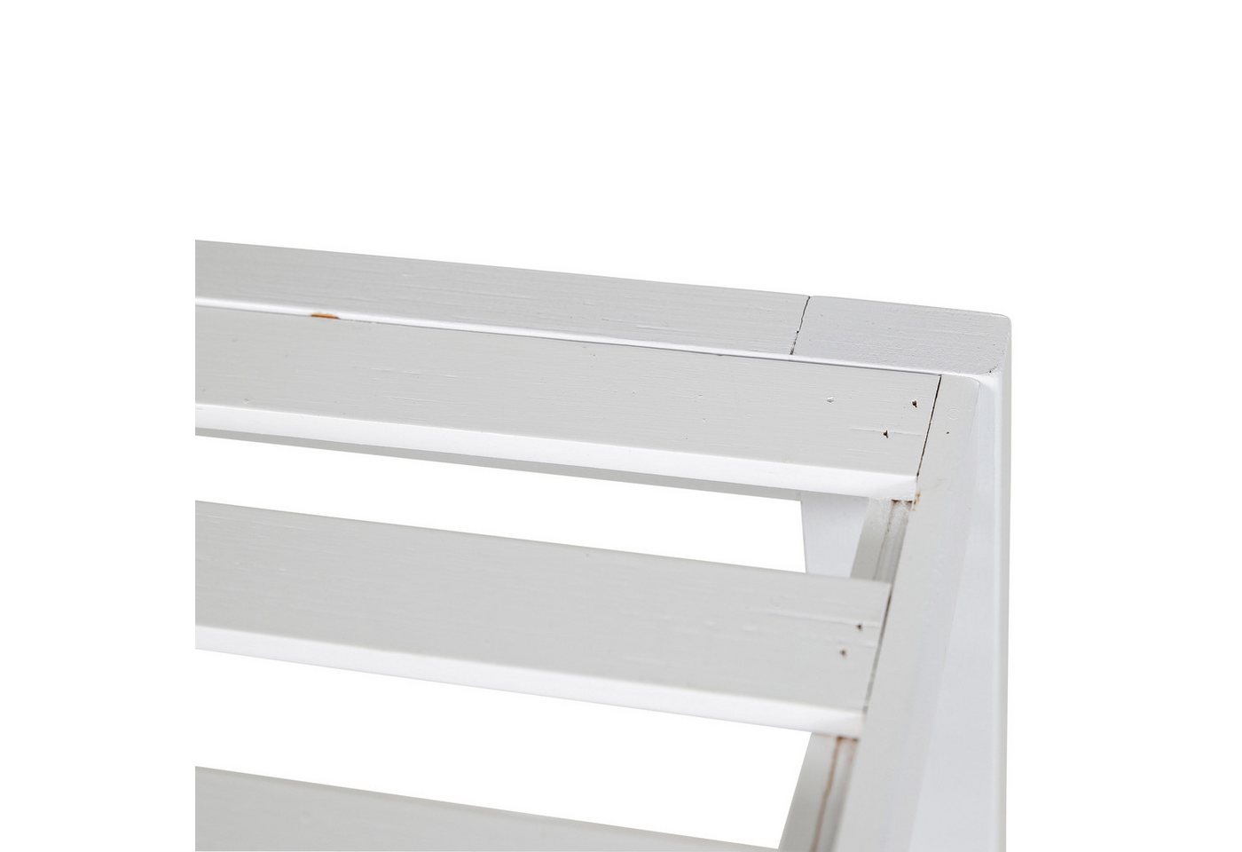 axentia Regal Bambus, Standregal, Holzregal, weiß, Badregal, 3 Ablagen, weiß – Bild 4 von 5