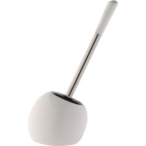 axentia WC-Garnitur Toilettenbürste Klobürste Klobürstenhalter Toielettenbürstenhalter, (Klobürstenset / Toilettenbüstenset, WC-Bürste mit Halterung aus Dolomit