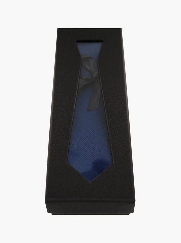 axy Krawatte Herren Krawatte 5.0 cm breit einfarbig perfektes Geschenk Seidenkrawatte, mit Geschenkbox – Bild 5 von 5