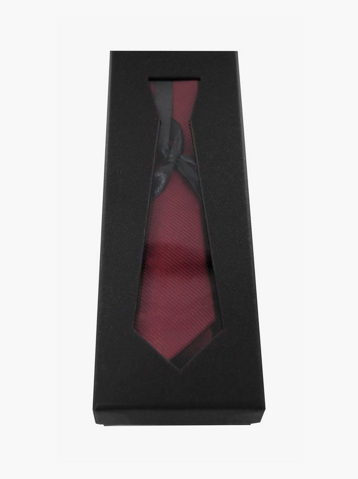 axy Krawatte Herren Krawatte 5.0 cm breit einfarbig perfektes Geschenk Seidenkrawatte, mit Geschenkbox – Bild 5 von 5