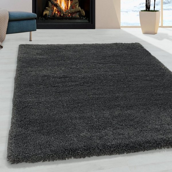 Ayyildiz Teppiche Hochflor-Teppich FLUFFY 3500, auch als Läufer und in Rund, rechteckig, Höhe: 50 mm, Langflor, Shaggy, uni, robust, Wohnzimmer