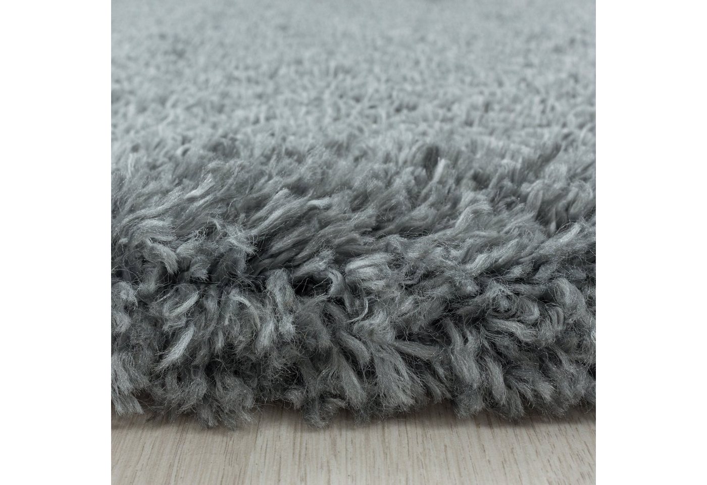 Ayyildiz Teppiche Hochflor-Teppich FLUFFY 3500, auch als Läufer und in Rund, rechteckig, Höhe: 50 mm, Langflor, Shaggy, uni, robust, Wohnzimmer – Bild 4 von 5