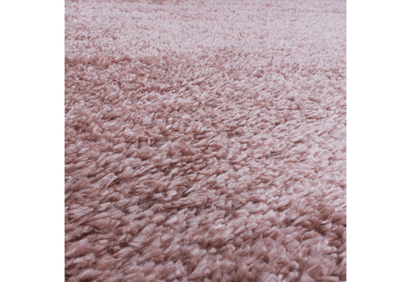 Ayyildiz Teppiche Hochflor-Teppich FLUFFY 3500, auch als Läufer und in Rund, rund, Höhe: 50 mm, Langflor, Shaggy, uni, robust, Wohnzimmer – Bild 3 von 5