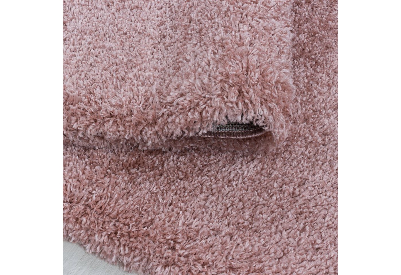 Ayyildiz Teppiche Hochflor-Teppich FLUFFY 3500, auch als Läufer und in Rund, rund, Höhe: 50 mm, Langflor, Shaggy, uni, robust, Wohnzimmer – Bild 2 von 5