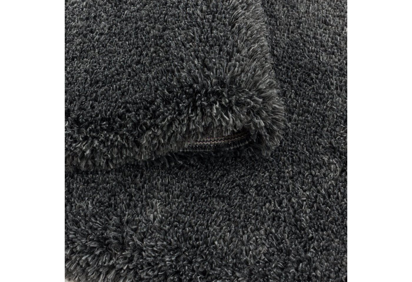 Ayyildiz Teppiche Hochflor-Teppich FLUFFY 3500, auch als Läufer und in Rund, rechteckig, Höhe: 50 mm, Langflor, Shaggy, uni, robust, Wohnzimmer – Bild 4 von 5