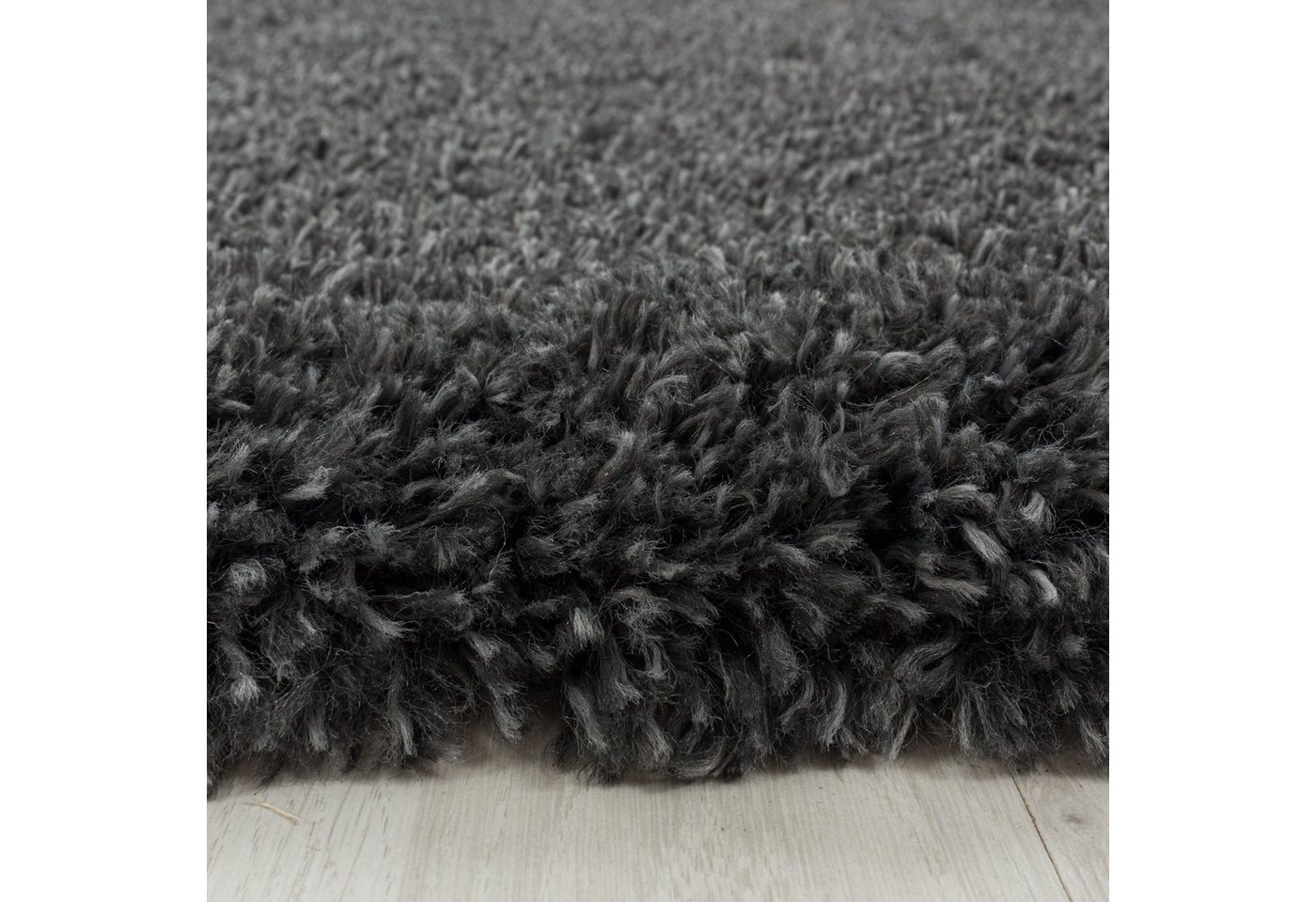 Ayyildiz Teppiche Hochflor-Teppich FLUFFY 3500, auch als Läufer und in Rund, rechteckig, Höhe: 50 mm, Langflor, Shaggy, uni, robust, Wohnzimmer – Bild 5 von 5
