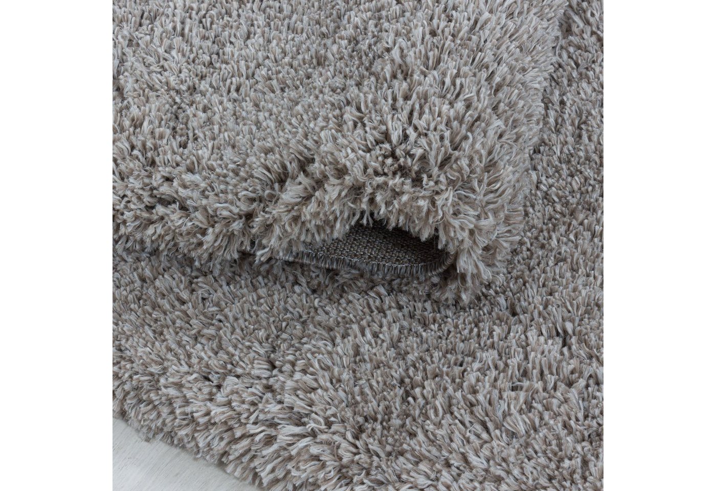 Ayyildiz Teppiche Hochflor-Teppich FLUFFY 3500, auch als Läufer und in Rund, rund, Höhe: 50 mm, Langflor, Shaggy, uni, robust, Wohnzimmer – Bild 2 von 5