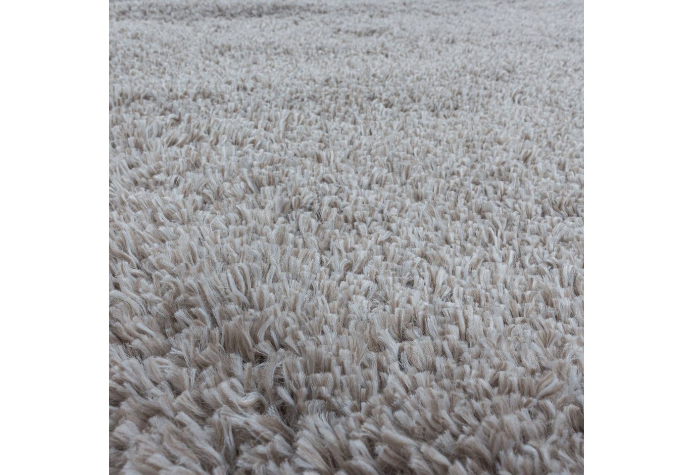 Ayyildiz Teppiche Hochflor-Teppich FLUFFY 3500, auch als Läufer und in Rund, rund, Höhe: 50 mm, Langflor, Shaggy, uni, robust, Wohnzimmer – Bild 3 von 5