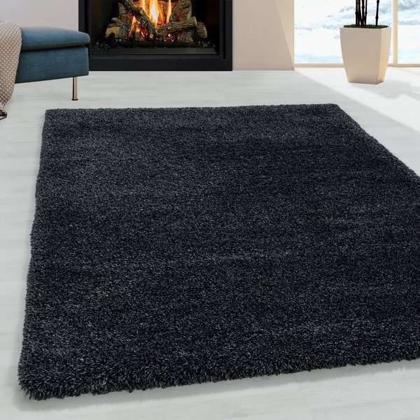 Ayyildiz Teppiche Hochflor-Teppich FLUFFY 3500, auch als Läufer und in Rund, rechteckig, Höhe: 50 mm, Langflor, Shaggy, uni, robust, Wohnzimmer