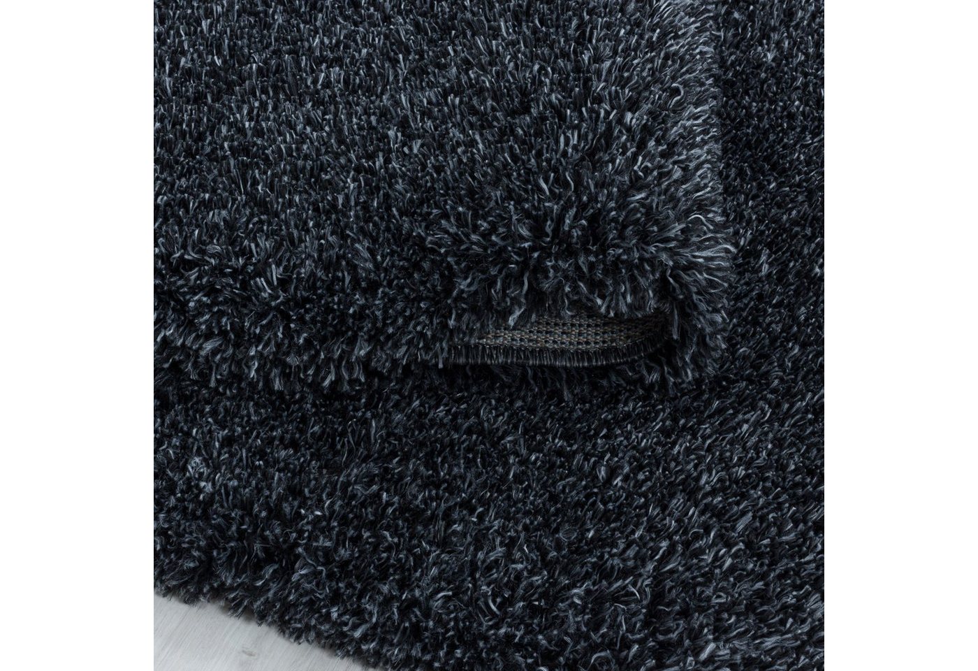 Ayyildiz Teppiche Hochflor-Teppich FLUFFY 3500, auch als Läufer und in Rund, rechteckig, Höhe: 50 mm, Langflor, Shaggy, uni, robust, Wohnzimmer – Bild 4 von 5