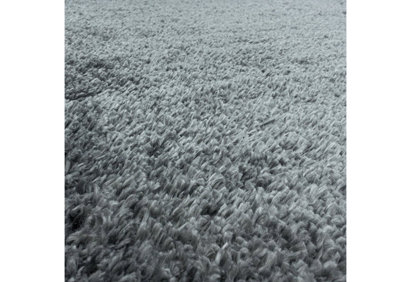 Ayyildiz Teppiche Hochflor-Teppich FLUFFY 3500, auch als Läufer und in Rund, rund, Höhe: 50 mm, Langflor, Shaggy, uni, robust, Wohnzimmer – Bild 3 von 5