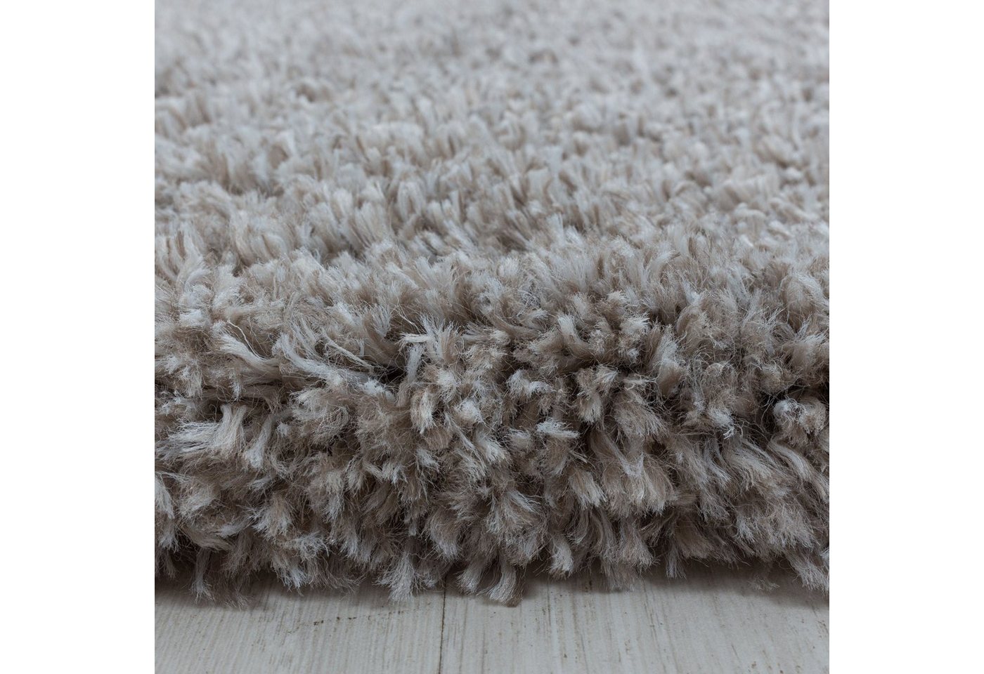 Ayyildiz Teppiche Hochflor-Teppich FLUFFY 3500, auch als Läufer und in Rund, rund, Höhe: 50 mm, Langflor, Shaggy, uni, robust, Wohnzimmer – Bild 4 von 5