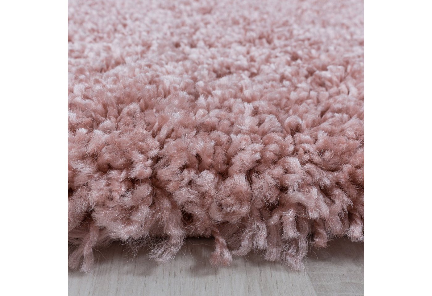 Ayyildiz Teppiche Hochflor-Teppich SYDNEY 3000, rund, Höhe: 30 mm, Shaggy, Langflor, uni, auch in rund, Wohnzimmer – Bild 4 von 5
