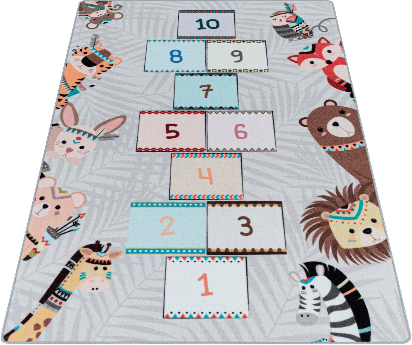 Ayyildiz Teppiche Kinderteppich PLAY 2903, rechteckig, Höhe: 6 mm, robuster Kurzflor, Spiel Teppich, Kinderzimmer – Bild 2 von 5