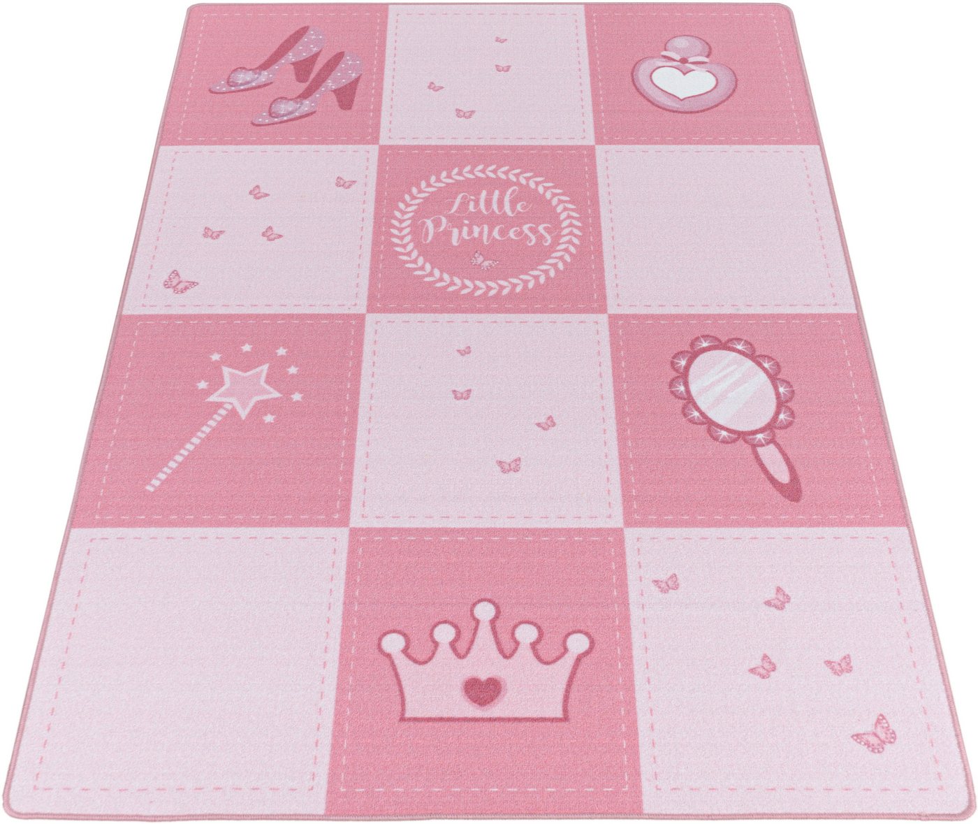 Ayyildiz Teppiche Kinderteppich PLAY 2905, rechteckig, Höhe: 6 mm, robuster Kurzflor, Prinzessin, Kinderzimmer – Bild 2 von 5
