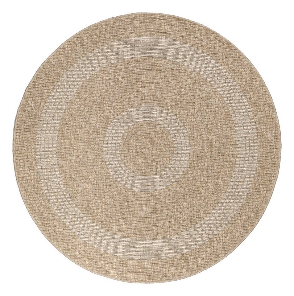 Ayyildiz Teppiche Outdoorteppich COMILLA 0886, rund, Höhe: 8 mm, Pflegeleicht / Strapazierfähig / In- und Outdoor geeignet – Bild 3 von 5