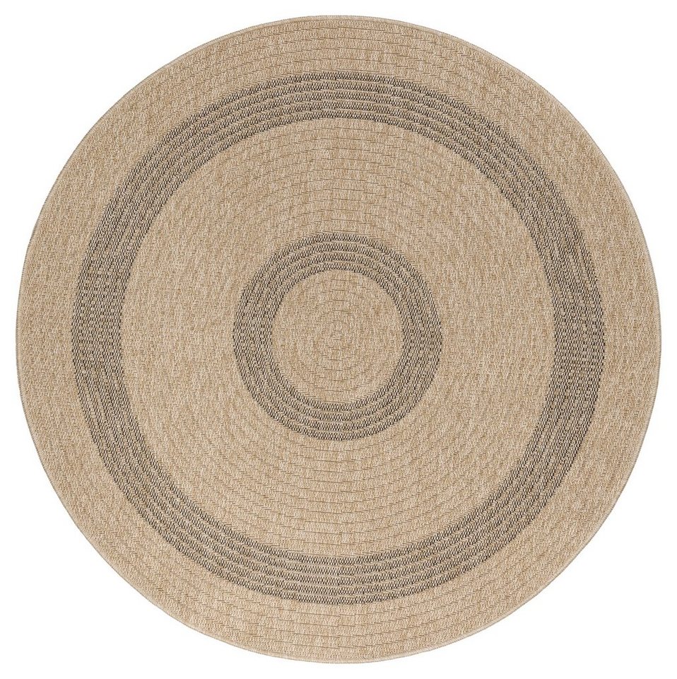 Ayyildiz Teppiche Outdoorteppich COMILLA 0886, rund, Höhe: 8 mm, Pflegeleicht / Strapazierfähig / In- und Outdoor geeignet – Bild 3 von 5