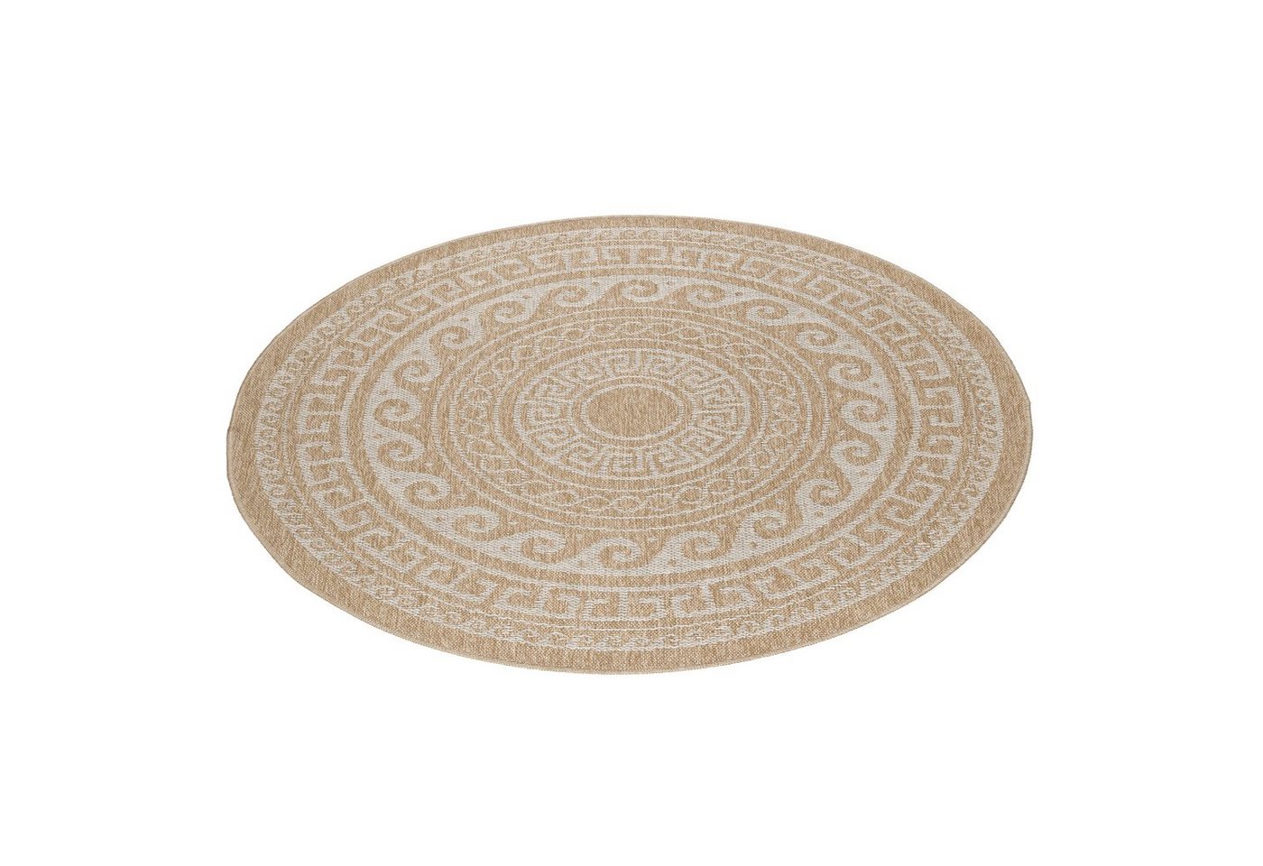 Ayyildiz Teppiche Outdoorteppich COMILLA 0887, rund, Höhe: 5 mm, Pflegeleicht / Strapazierfähig / In- und Outdoor geeignet – Bild 2 von 5