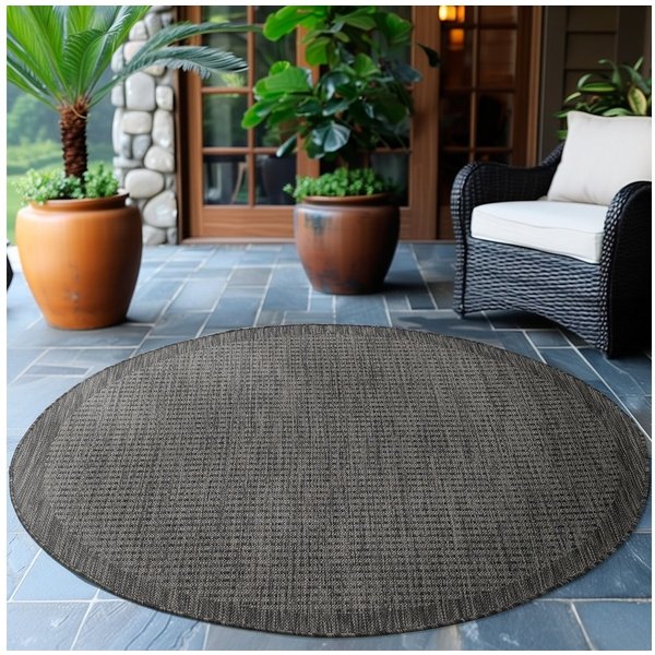 Ayyildiz Teppiche Outdoorteppich GIZA 1410, auch als Läufer und Rund, rund, Höhe: 3 mm, Läufer, In- und Outdoor, Wetterfest, Wasserabweisend, robust