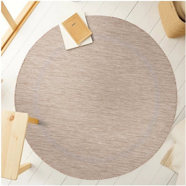 Ayyildiz Teppiche Outdoorteppich RELAX 4311, auch als Läufer und in Rund, rund, Höhe: 5 mm, Läufer, Pflegeleicht, Robust, In- und Outdoor, große Farbauswahl