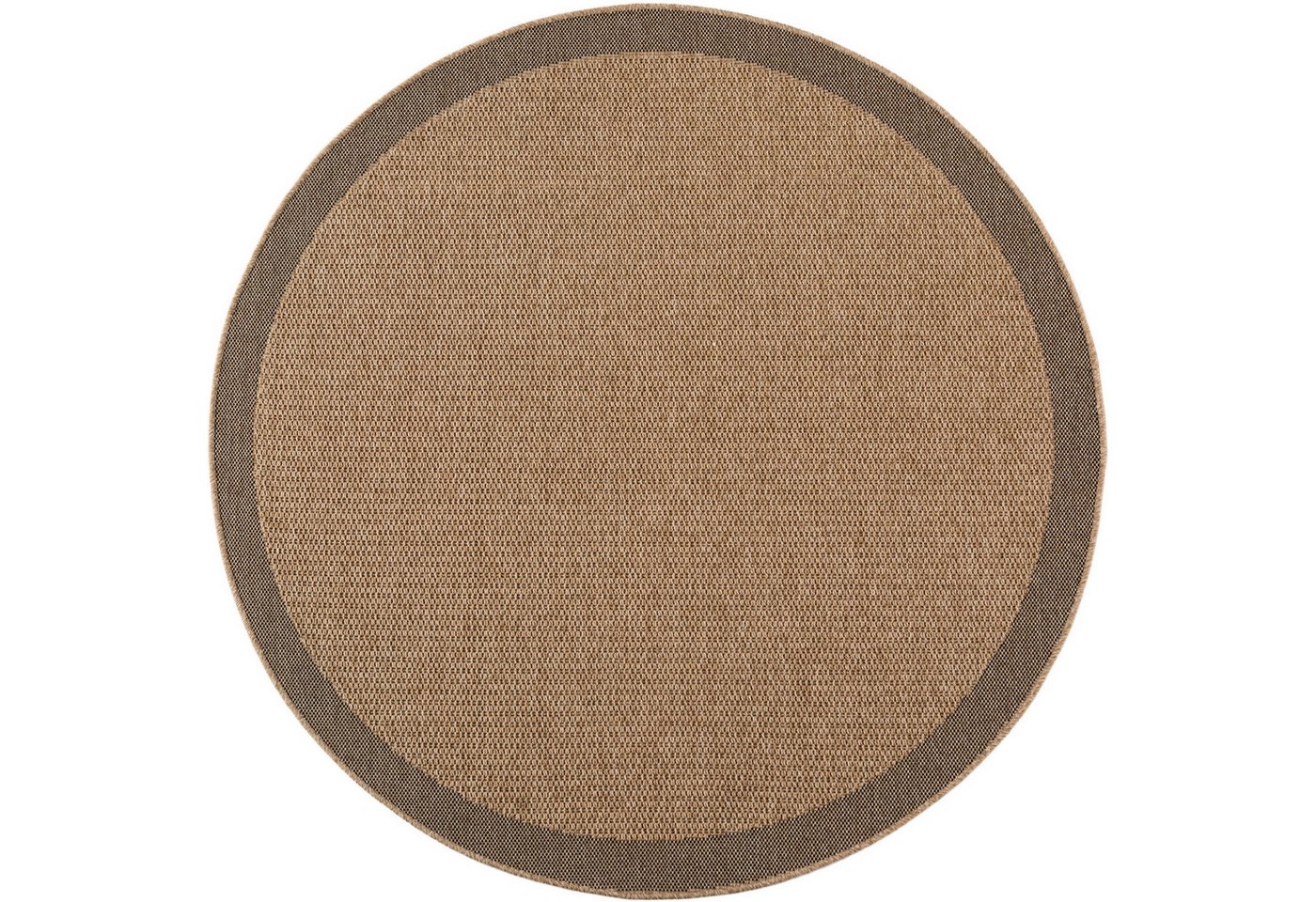 Ayyildiz Teppiche Outdoorteppich TIMBER 1402,auch als Läufer und Rund, rund, Höhe: 5 mm, In und Outdoor, Jute Sisal Optik, Wohnzimmer, Terrasse – Bild 2 von 5