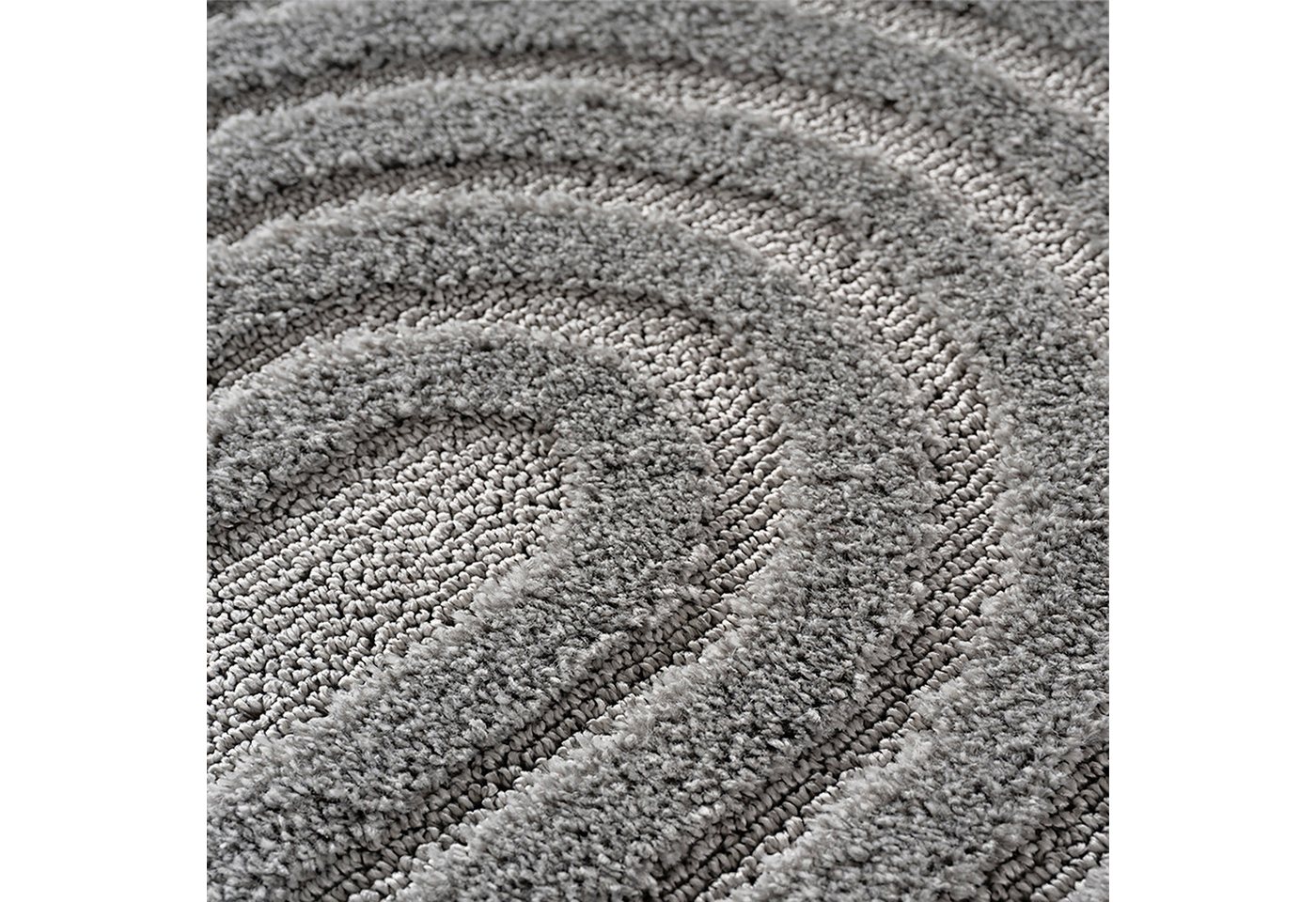 Ayyildiz Teppiche Teppich ART 1122, auch als Läufer und in Rund erhältlich, rund, Höhe: 8 mm, Boho Design, 3D Optik, Struktur Hoch Tief, skandinavisch, Wohnzimm – Bild 2 von 5