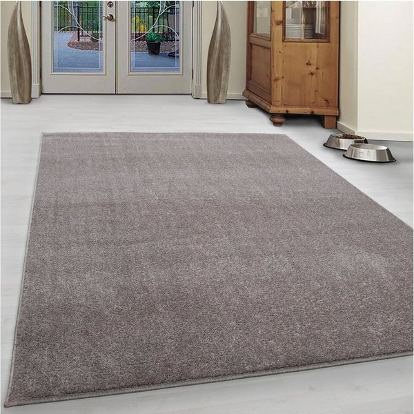 Ayyildiz Teppiche Teppich ATA, auch als Läufer und in rund, rechteckig, Höhe: 10 mm, Kurzflor, uni, große Farbauswahl, robust, Fußbodenheizungsgeeignet