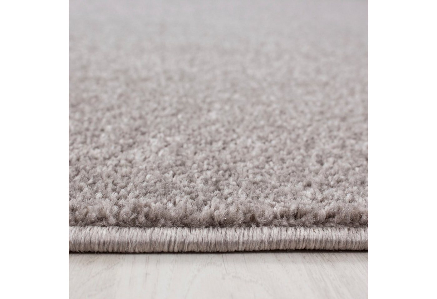 Ayyildiz Teppiche Teppich ATA, auch als Läufer und in rund, rechteckig, Höhe: 10 mm, Kurzflor, uni, große Farbauswahl, robust, Fußbodenheizungsgeeignet – Bild 4 von 5