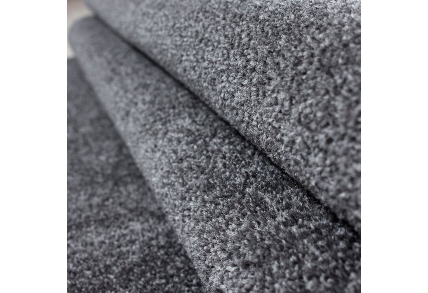 Ayyildiz Teppiche Teppich ATA, auch als Läufer und in rund, rechteckig, Höhe: 10 mm, Kurzflor, uni, große Farbauswahl, robust, Fußbodenheizungsgeeignet – Bild 5 von 5
