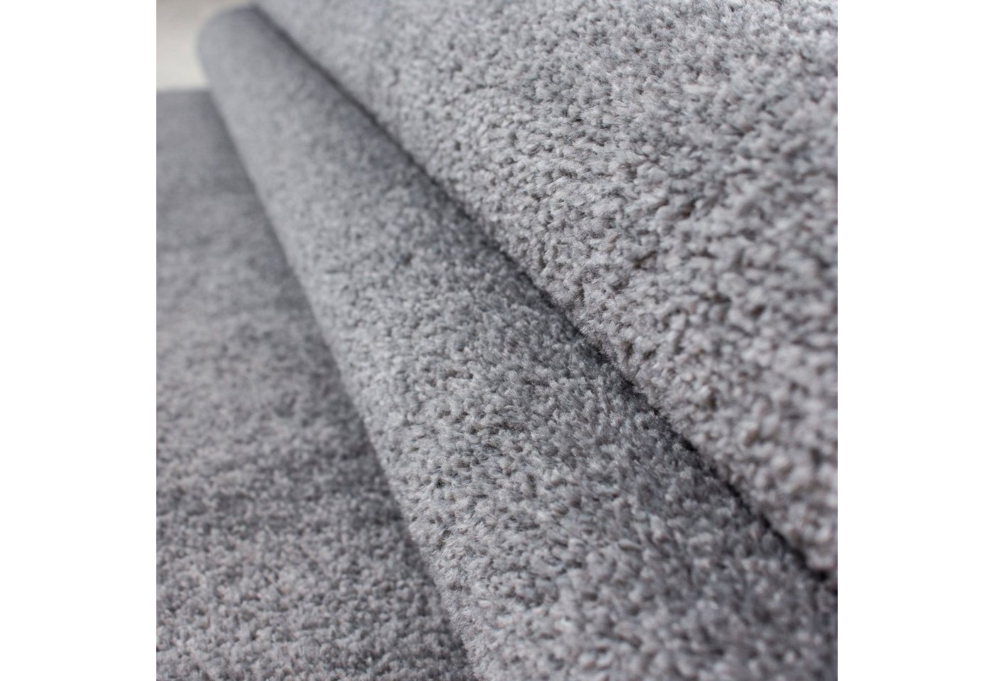 Ayyildiz Teppiche Teppich ATA, auch als Läufer und in rund, rechteckig, Höhe: 10 mm, Kurzflor, uni, große Farbauswahl, robust, Fußbodenheizungsgeeignet – Bild 5 von 5