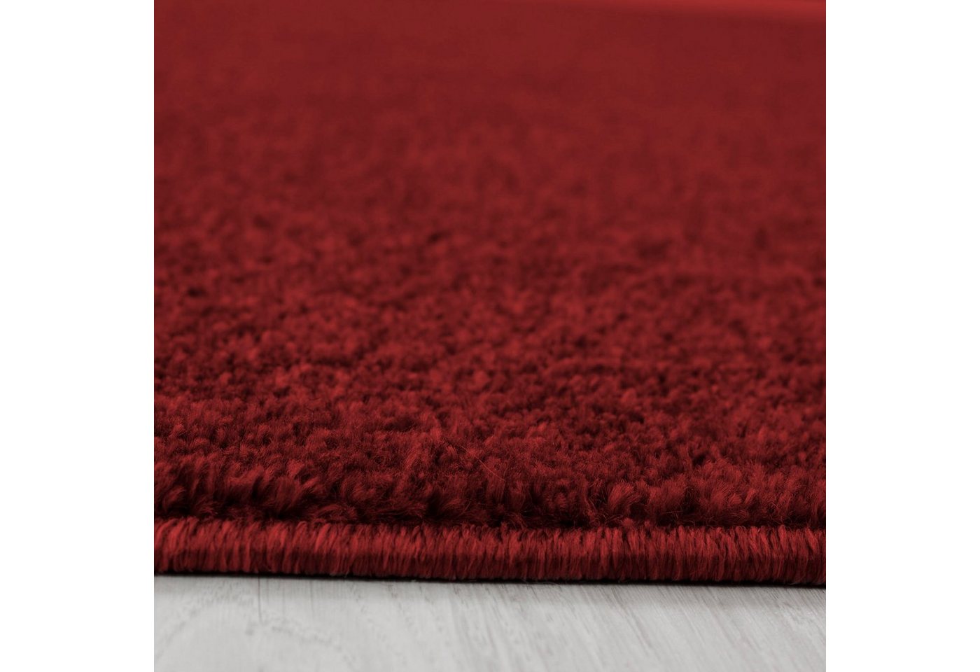 Ayyildiz Teppiche Teppich ATA, auch als Läufer und in rund, rechteckig, Höhe: 10 mm, Kurzflor, uni, große Farbauswahl, robust, Fußbodenheizungsgeeignet – Bild 4 von 5
