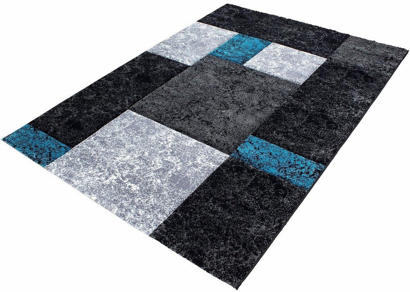 Ayyildiz Teppiche Teppich Hawaii 1330, auch als Läufer, rechteckig, Höhe: 13 mm, Kurzflor, handgearbeiteter Konturenschnitt, Wohnzimmer – Bild 2 von 5