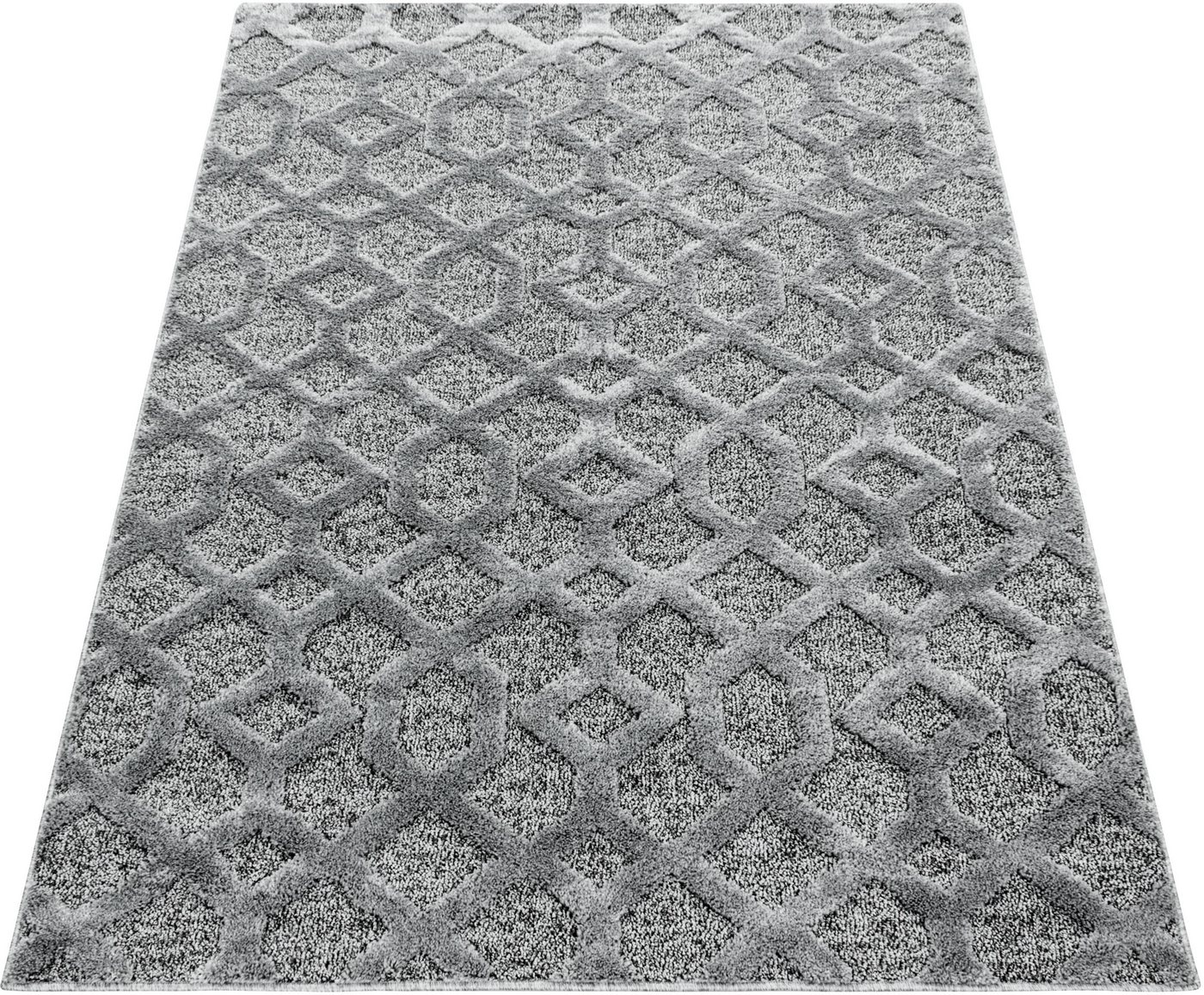 Ayyildiz Teppiche Teppich PISA 4702, auch als Läufer und Rund, rechteckig, Höhe: 20 mm, Hoch Tief Struktur, Pflegeleicht, Wohnzimmer, Schlafzimmer – Bild 2 von 5