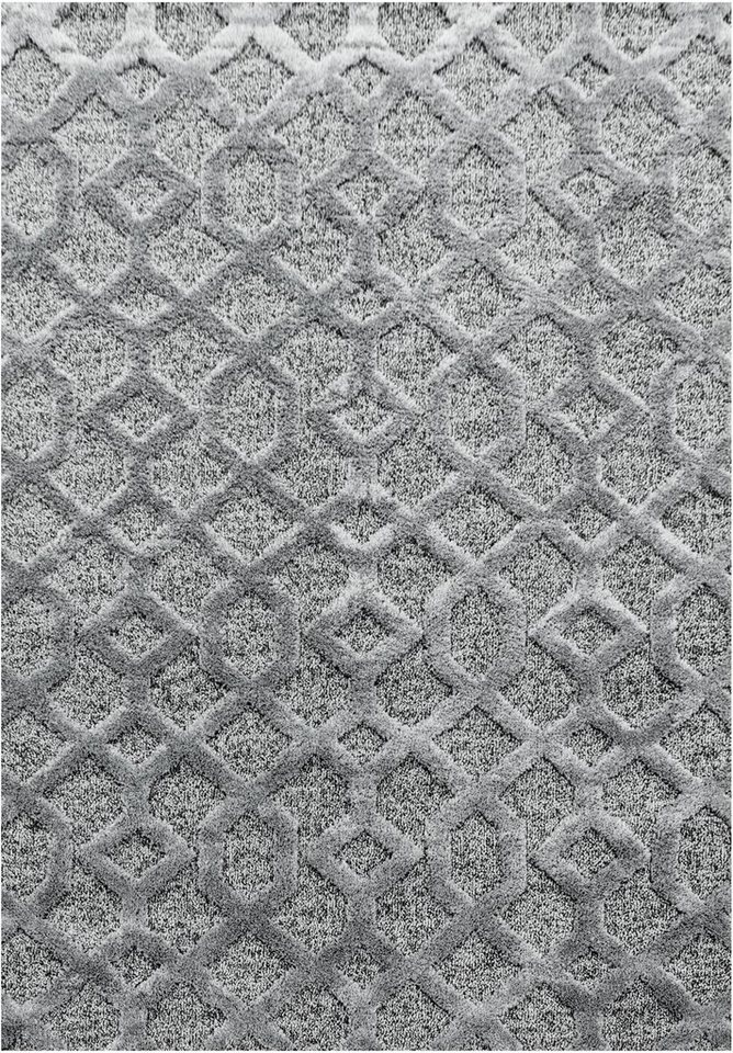 Ayyildiz Teppiche Teppich PISA 4702, auch als Läufer und Rund, rechteckig, Höhe: 20 mm, Hoch Tief Struktur, Pflegeleicht, Wohnzimmer, Schlafzimmer – Bild 3 von 5