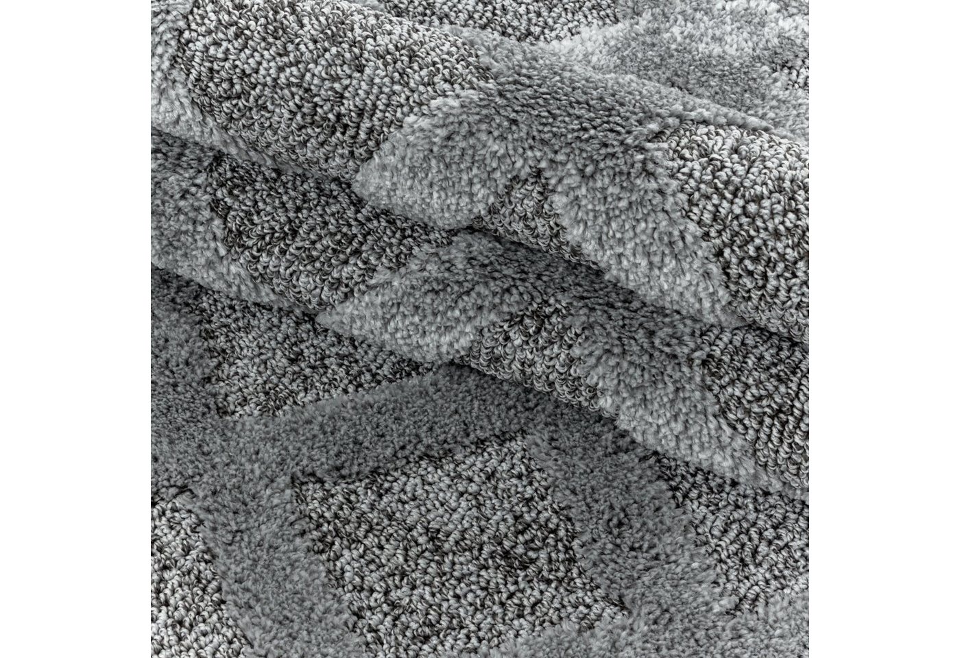 Ayyildiz Teppiche Teppich PISA 4702, auch als Läufer und Rund, rechteckig, Höhe: 20 mm, Hoch Tief Struktur, Pflegeleicht, Wohnzimmer, Schlafzimmer – Bild 5 von 5