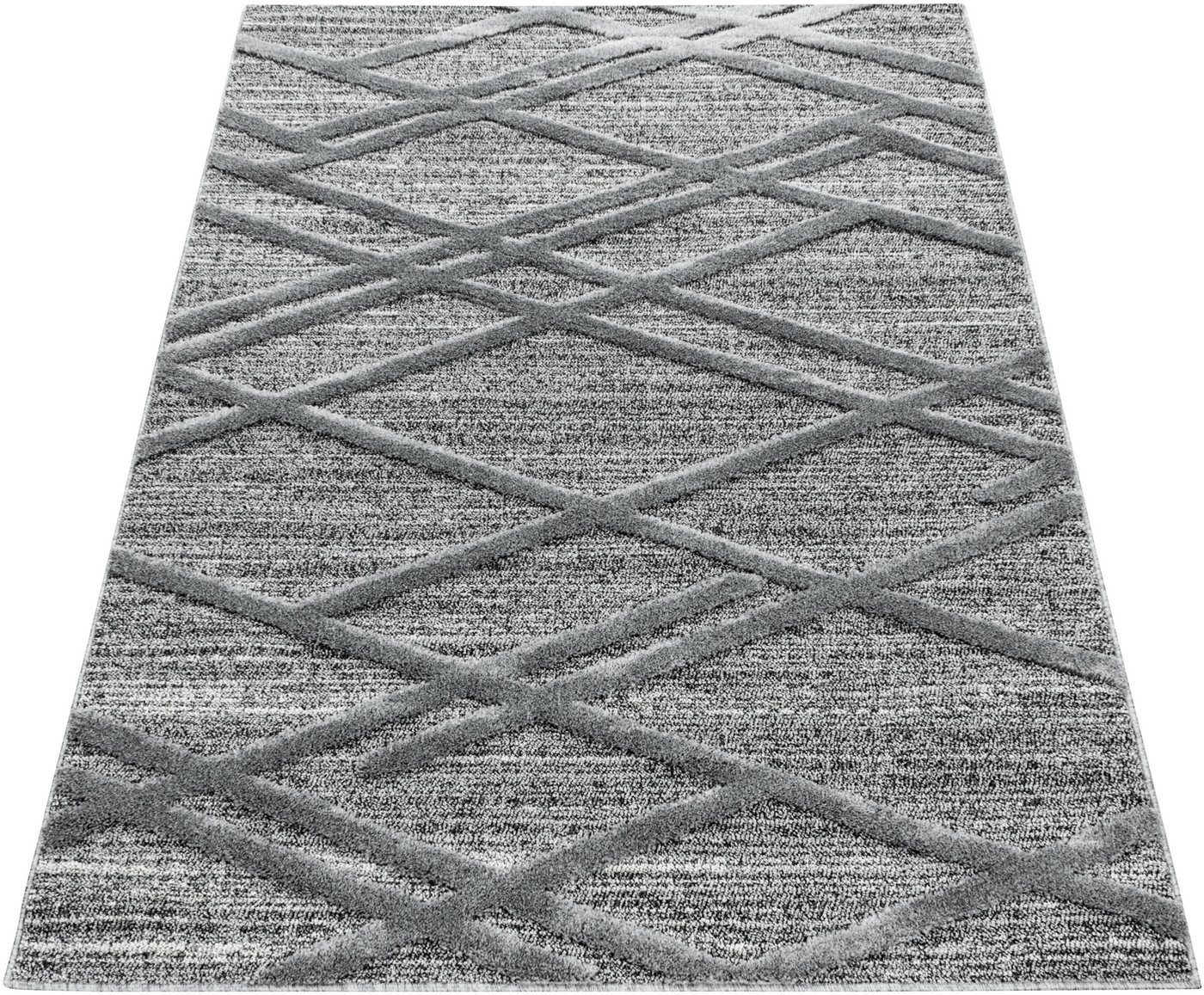 Ayyildiz Teppiche Teppich PISA 4706, auch als Läufer und Rund, rechteckig, Höhe: 20 mm, Hoch Tief Struktur, pflegeleicht, Wohnzimmer, Schlafzimmer – Bild 2 von 5