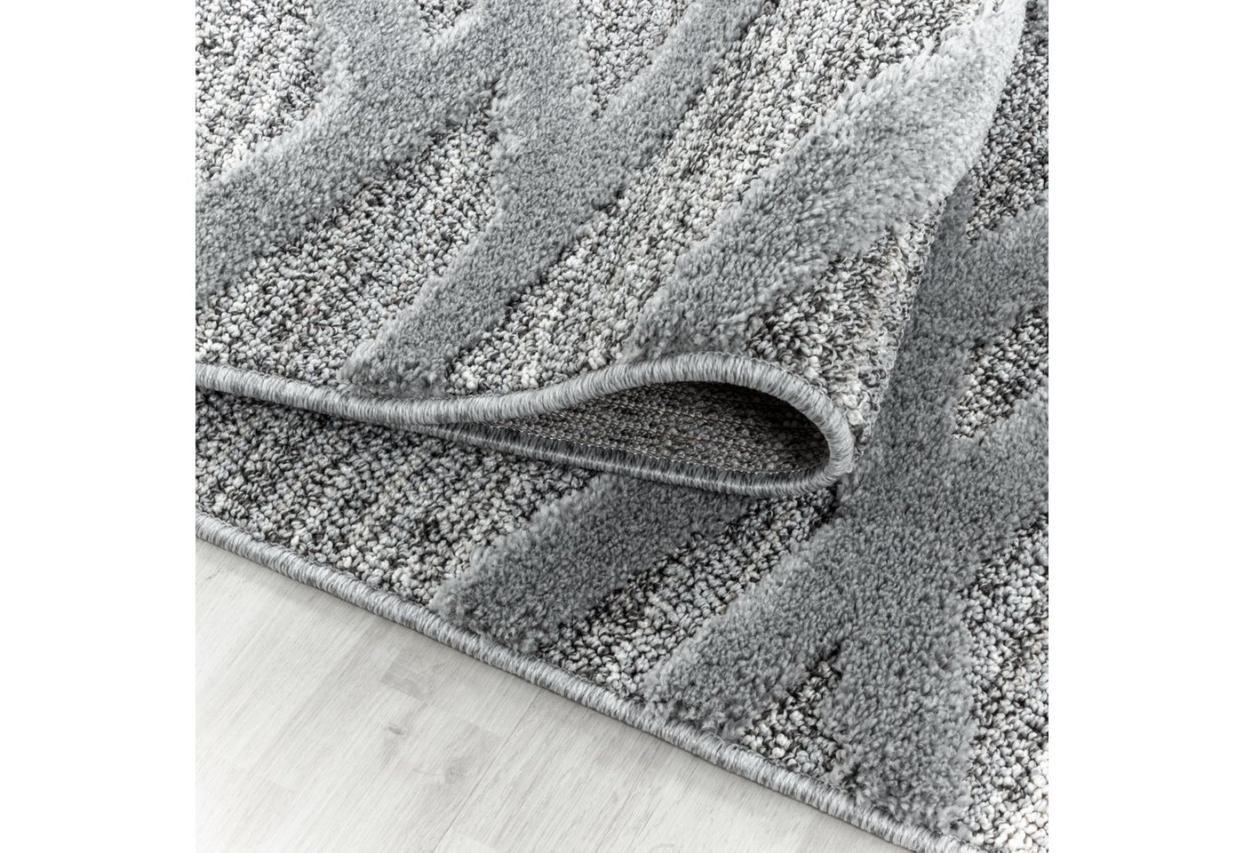 Ayyildiz Teppiche Teppich PISA 4706, auch als Läufer und Rund, rechteckig, Höhe: 20 mm, Hoch Tief Struktur, pflegeleicht, Wohnzimmer, Schlafzimmer – Bild 4 von 5