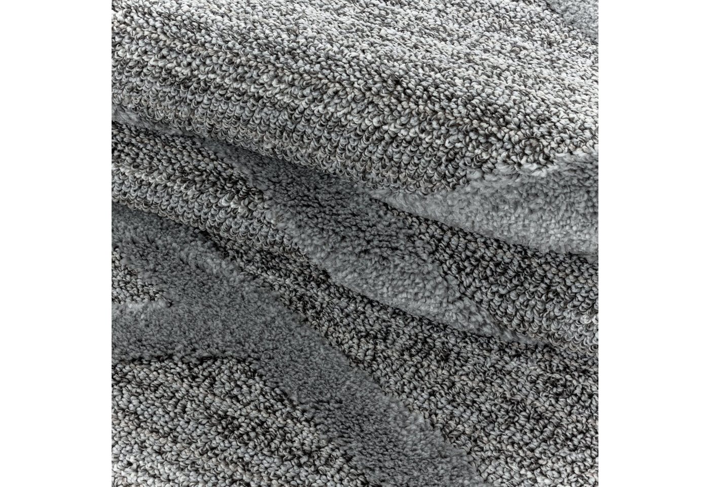Ayyildiz Teppiche Teppich PISA 4706, auch als Läufer und Rund, rechteckig, Höhe: 20 mm, Hoch Tief Struktur, pflegeleicht, Wohnzimmer, Schlafzimmer – Bild 5 von 5